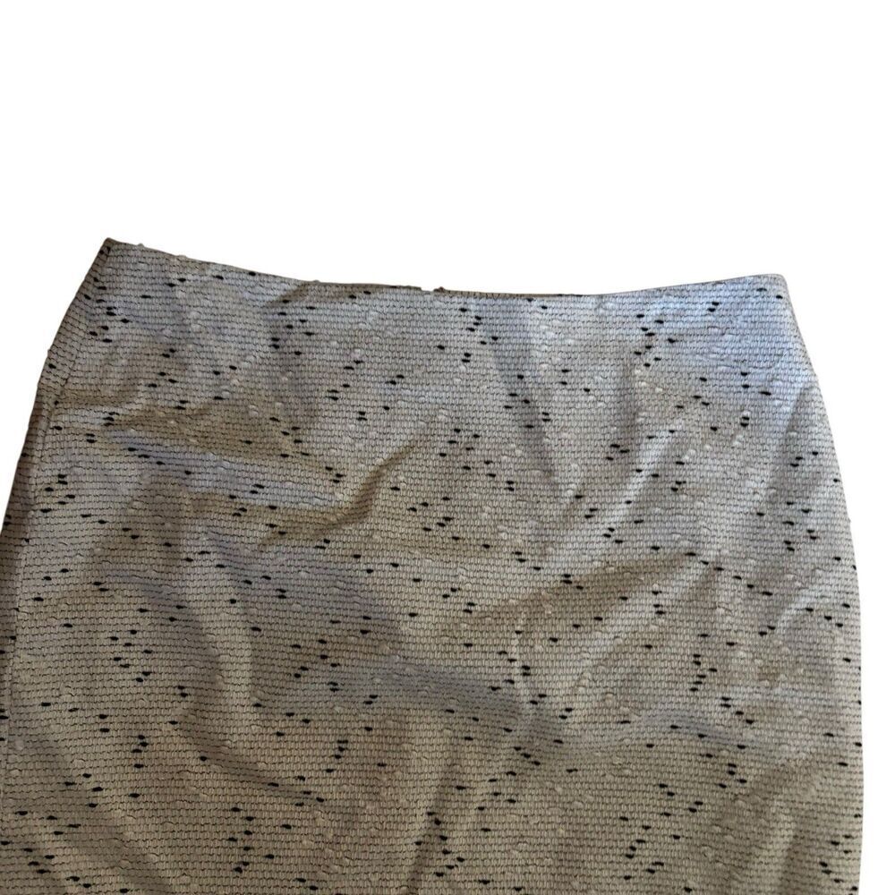 Talbots Mini Pencil Skirt Women 12P Petites Multicolor Speckled Wool Blend Zip - Picture 2 of 5